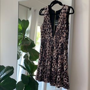 NBD x The Naven Twins Leopard Dress